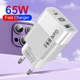 thumbnail image 4 of Teléfono GaN de 65W que carga cargadores de pared inteligentes seguros para, 4 of 6