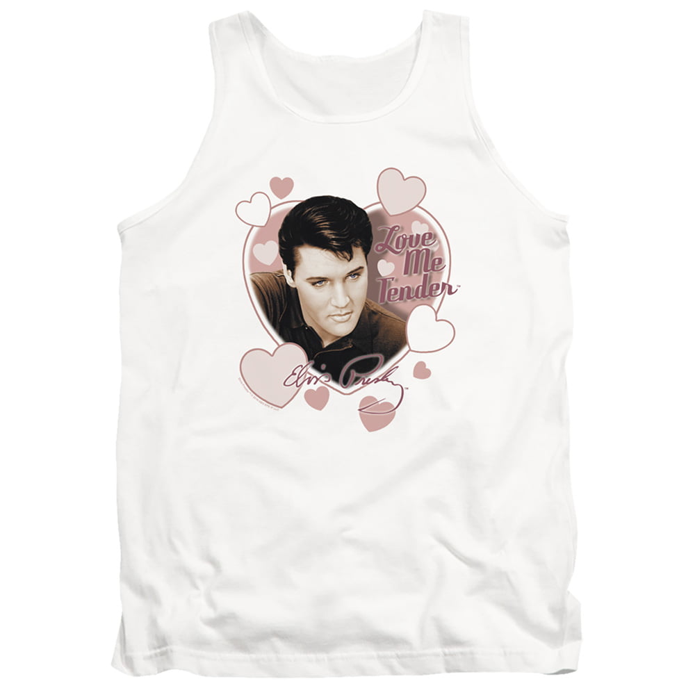 Elvis Presley WHITE SUIT Licensed Adult Tank Top All Sizes