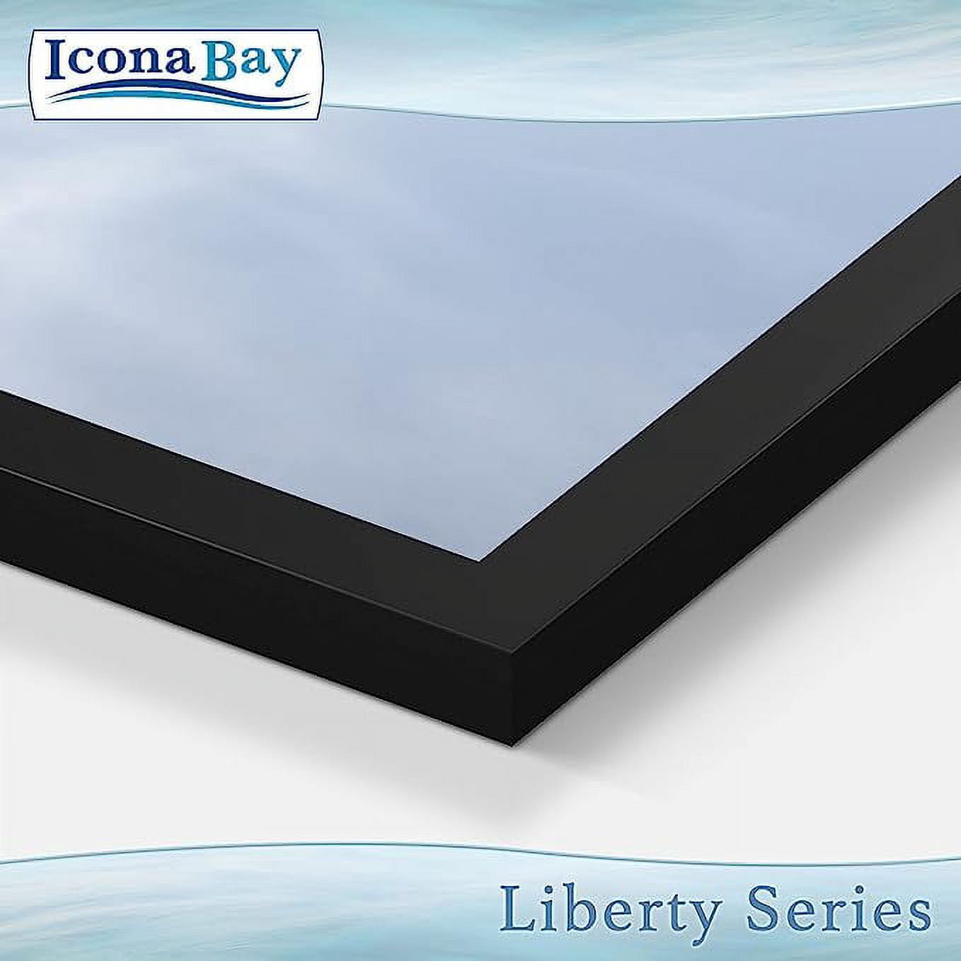 Icona Bay 13x19 Black Sturdy Wood Composite Picture Frames, 4 Pack, Liberty Collection (US Company)