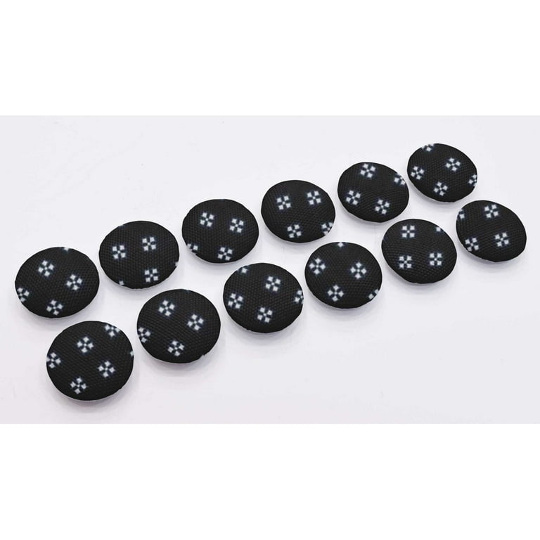 IBA Indianbeautifulart Black 1 Inch Buttons For Sewing Fancy Buttons For  Crafts 2 Hole Artistic Floral Shirting Scrapbooking Canvas Buttons Pack Of  50 