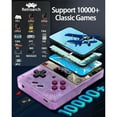 thumbnail image 2 of Miyoo Mini Plus,Retro Game Console with 64G TF Card,Support 10000+Games,3.5-inch Portable Rechargeable Open Source Game Console Emulator with Storage Case (Purple), 2 of 6