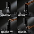 thumbnail image 5 of Aarke Carbonator Pro Premium Carbonatador/fabricante de agua con gas y agua mineral con botella de vidrio - Acero inoxidable, 5 of 5