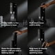 thumbnail image 5 of Aarke Carbonator Pro Premium Carbonatador/fabricante de agua con gas y agua mineral con botella de vidrio - Acero inoxidable, 5 of 5