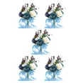 thumbnail image 2 of Ramo de flores artificiales Matsuzay para boda portátil Azul, 2 of 6