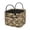 Brown Camo Duck, variant on KUIFORTI Black Rooster Quilted Storage Basket with Handles, Collapsible Basket Organizer Gift Baskets with Front Pocket for Blanket, Toy, Nursery, and Laundry