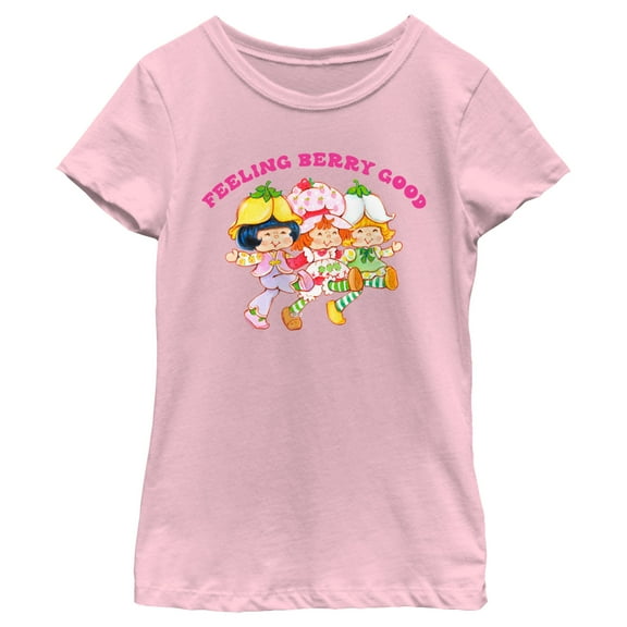 Girl's Strawberry Shortcake Berry Good Girls Graphic T-Shirt