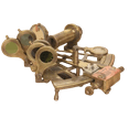 thumbnail image 2 of Brass Sextant Handheld Nautical Sextant With Wooden Box Christmas Day Gift Birthday Gift, 2 of 4