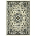 thumbnail image 4 of Style Haven  Marianna Medallion Indoor Outdoor Area Rug 5'3" x 7'6" 5' x 8' Outdoor, Indoor Living Room, Bedroom, Patio Navy, Grey Rectangle, 4 of 5