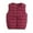 Wine, variant on Womens Vests Outerwear Sleeveless Plus Size Loose Zip Up Jackets Fall Fashion Winter Warm Waistcoat