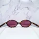 thumbnail image 5 of New MIU MIU Sunglasses Brown Tortoise Skinny Round Gold Metal Logo Authentic, 5 of 6