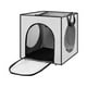 thumbnail image 1 of Methold Bolsa para el pelo de mascotas, bolsas sólidas, plegable, portátil, pequeña, cómoda, caja de seguridad, accesorios para cachorros Suministros para perros Gris, 1 of 6