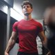thumbnail image 4 of Camisa De Entrenamiento Muy Elástica De Manga Corta, Casual,, 4 of 7