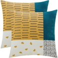 thumbnail image 1 of Fundas de almohada texturizadas bordadas, fundas de almohada tejidas decorativas simples, 1 of 5