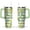 Light-green-1, variant on 40oz Yellow Lemon Pattern Stainless Steel Flip Straw Tumbler Spill Proof Travel Cup Double Wall Vacuum Insulated Coffee Mug with Top Handle