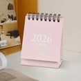 thumbnail image 6 of Minimalist Morandi Mini Desk Calendar 2026 - Slim Cute Desktop Ornament, Ideal Table Calendar for Home Office Dorm, Small Calendar for Daily Schedule Planning Desk Decor Gift, 2*3*4in, Pink, 6 of 7
