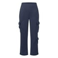thumbnail image 2 of Gibobby Pantalones deportivos para mujer Chándal tipo basculador para mujer, ropa de trabajo, moda de otoño e invierno, con bolsillos(Marina,M), 2 of 4