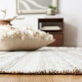 thumbnail image 4 of Safavieh Kilim Mandy Striped Polyester Area Rug, Ivory/Light Brown, 3' x 5', 4 of 11