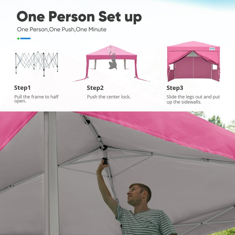 tent  Amazon.com: COOSHADE Instant SunWall 8x8 SideWall for Pop up