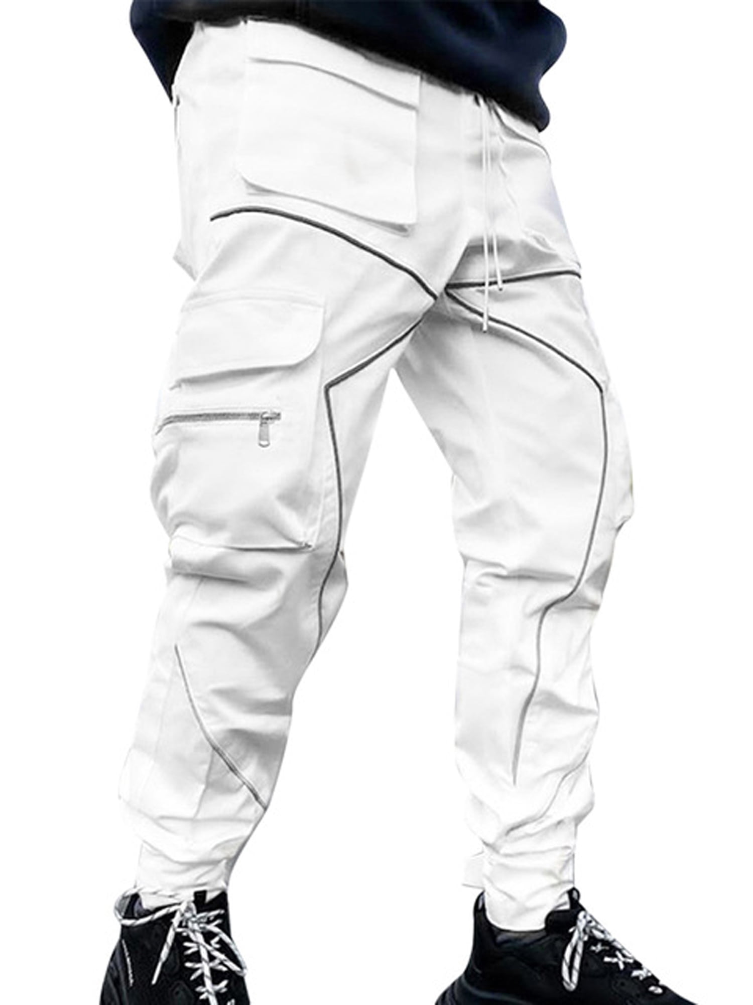 HSMQHJWE Suit Pants For Men Boy Glitter Mens Drawstring Elastic Waist Pencil  Pants Streetwear Trousers Casual Jeans - Walmart.com