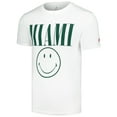 thumbnail image 2 of Men's League Collegiate Wear White Miami Hurricanes Smiley All American T-Shirt, 2 of 3