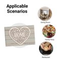 thumbnail image 5 of Joocar Heart Home Design Linen Table Mats Set Of 4 For Home Kitchen Table Decor 12x18 inch, 5 of 5