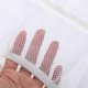 thumbnail image 3 of Hair Clip Storage Bag Wall Mounted Sundries Storage Holder for Kitchen White Wood Fabric 1Set, 3 of 5