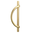 thumbnail image 1 of 2Pcs Gold Cabinet Pulls Drawer Pulls Half Moon Shape Cabinet Pulls Drawer Dresser Handles Kitchen Cupboard Handles A, 1 of 5