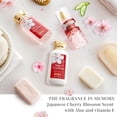 thumbnail image 4 of Stillat Cherry Blossom Bath and Body Care Travel Gift Set for Women 3oz Trio, 4 of 9