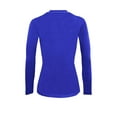 thumbnail image 2 of ACTIVE UNIFORMS Women's Under Scrub Tee Crew Neck Long Sleeve T-Shirt 3 - Pack (True Royal Blue, X-Large), 2 of 6