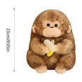 thumbnail image 2 of XIANXIAN 9-Inch Monkey Stuffed Animal Plushies with Banana, Cute Monkey Stuffed Animals Plush Toy for Girls and Boys, Birthday Gifts, Soft Hugging Plush Toys for Kids, Kawaii Plushie, 2 of 6