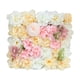 thumbnail image 1 of Panel de flores artificiales Panel, Paneles decorativos de flores de seda, rosa de flores de seda 38x38cm, 1 of 9