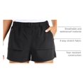 thumbnail image 4 of Shorts CRZ YOGA impermeables y elásticos para senderismo, tiro medio, 7.5 cm, talla M, 4 of 6