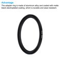 thumbnail image 4 of Unique Bargains 67mm-58mm Metal Step Down Ring with Cleaning Cloth, 2 Pack Camera Lens Filter Aluminum Adapter Ring, 4 of 6