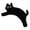 Black, variant on Long‑Shaped Cat Plush Throw Pillow, Cartoon Stuffed Animal Sleeping Companion Cushion for Home Decor & Gift Giving