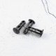thumbnail image 4 of 3 Pairs Hinge Bolts Hinge Pins For Trash Can Lid Bins To Fit 240/120/100/60l Outdoor Dustbins, 65mm X 18mm, Black Plastic, 4 of 5