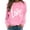 Pink, variant on Women Blouses Workout Shirt Long Sleeve Sweater for Women Fashion Junior Girls Hoodie Sock Boy Sweatshirts And Hoodies with Zippers plus Size Hoodie Sweatshirts for Baseball Mom Tee Hoodies Blue 3XL