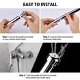 thumbnail image 3 of Shower Enema Kit, Aluminum Anal Douche Vaginal Clean Kit, with 3 Style Head, 3 of 10