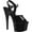 Black Jelly Like TPU/Black, variant on Women's Pleaser Adore 708N Heeled Sandal