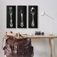 thumbnail image 2 of Stupell Industries Vintage Silverware Cutlery Kitchen Utensils Fork Spoon Graphic Art Gallery Wrapped Canvas Print Wall Art, Set of 3, Design by Carol Robinson, 2 of 5