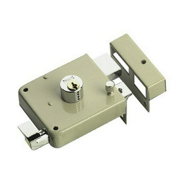 Cerradura Sobreponer Izq Clasica Beige Phillips MX93