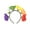 Multicolour, variant on Visland Mardi Gras Women Headband Colorful Faux Rose Headpiece Party Headband Flower Crown Accessories for Teens Adults Carnival Party Costume