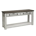 thumbnail image 2 of Home Fare Console en Chêne Clair et Blanc, 2 of 6