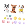 thumbnail image 4 of Toppers de perros Toppers Cupcake Toppers Toppers Decoraciones de pastel de estrellas Figuras para proyectos de manualidades Compromiso Aniversario de, 4 of 8