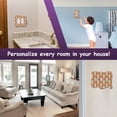 thumbnail image 3 of Off The Wall Plates - Retro Style 4 Holographic Decorative Acrylic Cover Single Outlet Wallplate, 3 of 5