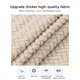 thumbnail image 3 of Forro de asiento Irfora Funda para silla simple Asiento y descanso en un medio paquete M Funda protectora para silla Material de vellón polar Rejilla de rayas elásticas para comedor Hotel Us Irfora Forro de asiento, 3 of 5