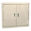 Solid Door Wall Cabinet in Putty w 2 doors