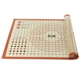 thumbnail image 1 of Silicone Pastry Mat with Measurements, RUK Large Thick Non Stick Silicone Baking Fondant Mat Counter Mat, Dough Rolling Mat Pie Crust, Pizza and Cookies, Premium Kneading Mat (20 x 28Inch), 1 of 5