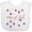 AA-White, variant on Inktastic 4th of July Stars Boys or Girls Baby Bib
