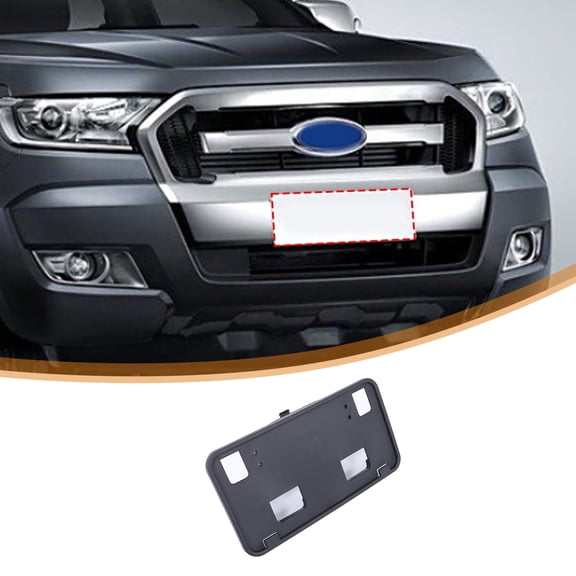 Front License Plate Bracket for 2008-2011 Ford Ranger  (US Version), Front License Plate Bracket Parts, Front Bumper License Plate Frame