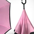thumbnail image 1 of Upside Down Umbrella,Double Reverse Umbrella Fiber Reverse Umbrella Double Layer Inverted Umbrella Rapid Response, 1 of 3